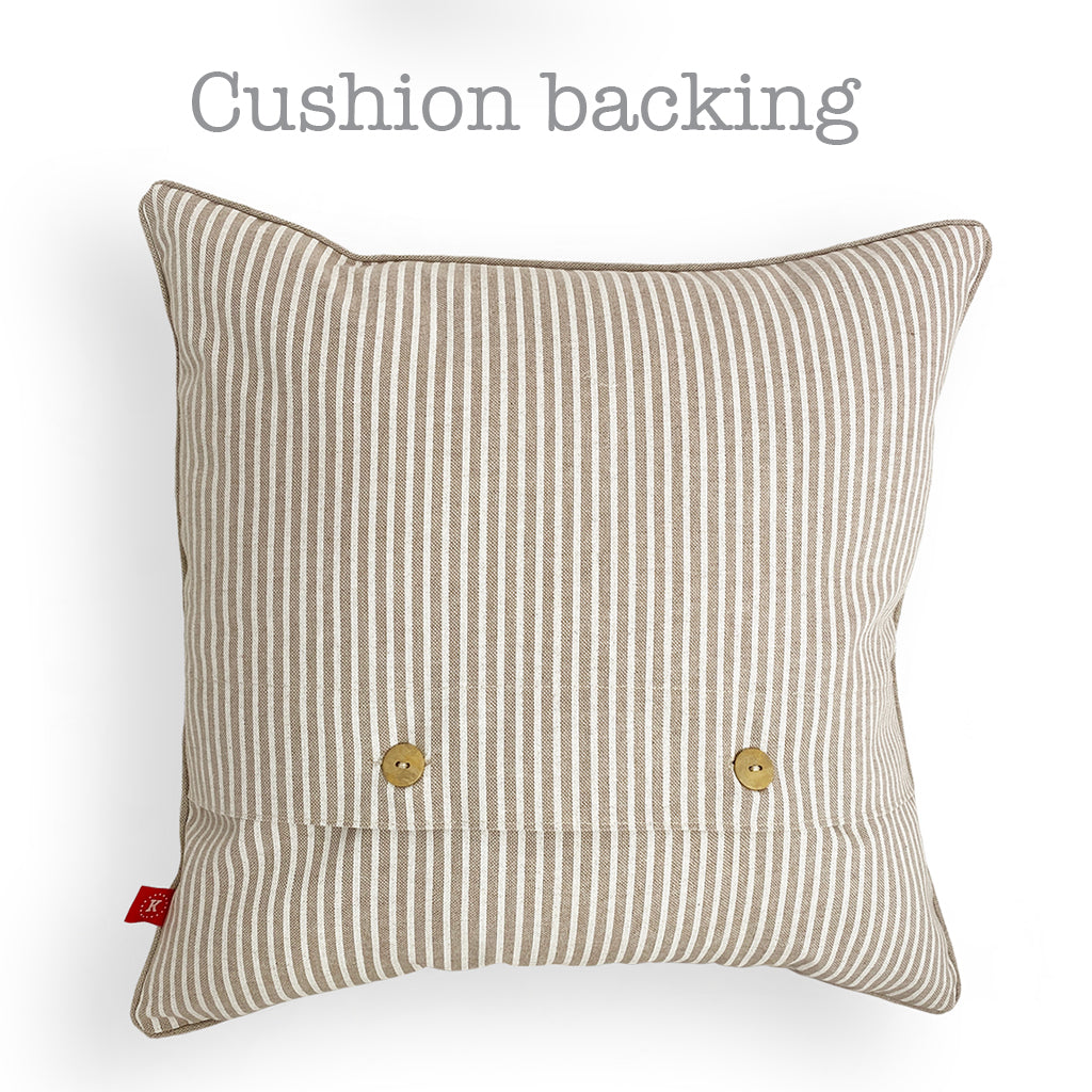 Whippet feature cushion cover - fawn