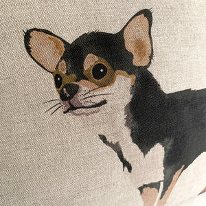 Chihuahua feature cushion cover